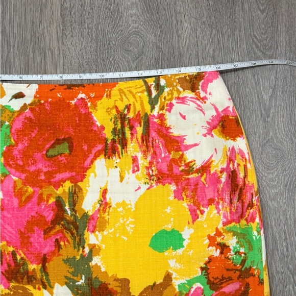 Talbots Women’s Multicolor Floral Pencil Skirt Size 8 - Picture 4 of 7